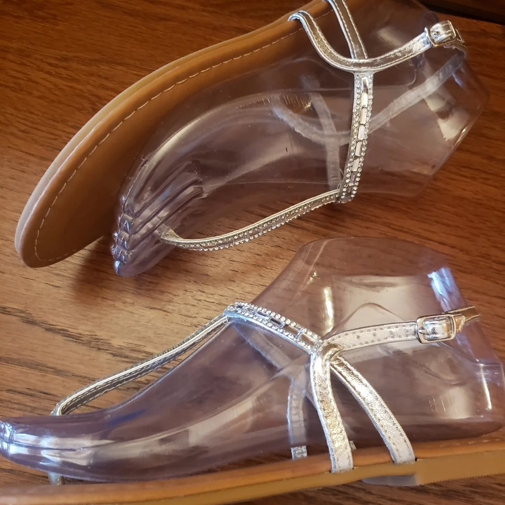 Jynx Rhinestone Sandals! NWOT! - Picture 5 of 9